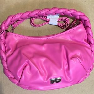Brand new mini hot pink Madden NYC hobo bag